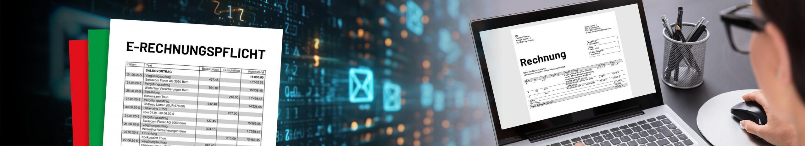 Header E-Rechnungspflicht ab 2025 Maier IT-Systeme Steißlingen