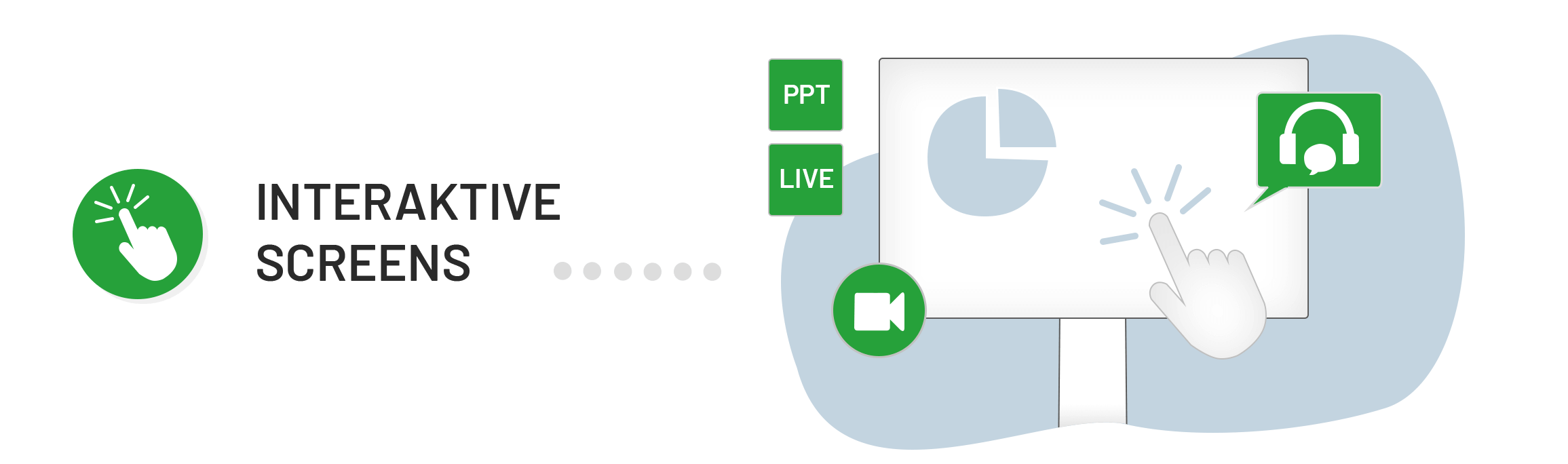 Interaktive Screens und Whiteboards MAIER IT SYSTEME Header 2025 Desktop