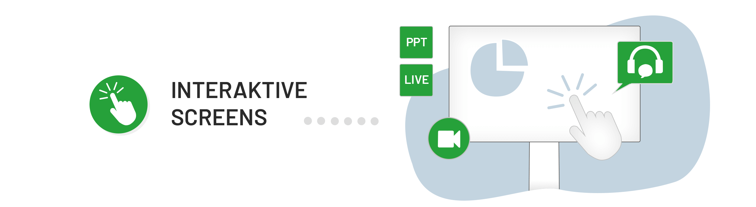 Interaktive Screens und Whiteboards MAIER IT SYSTEME Header 2025