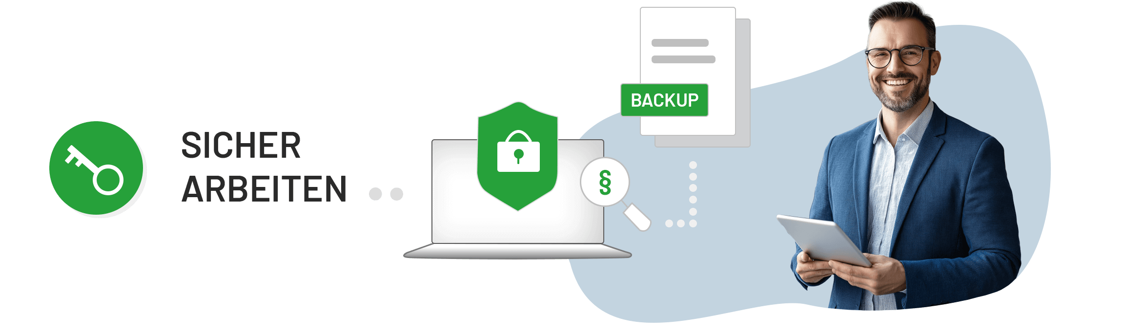 Sicher arbeiten MAIER IT SYSTEME Header 2025 Desktop IT Bodensee Hegau neu